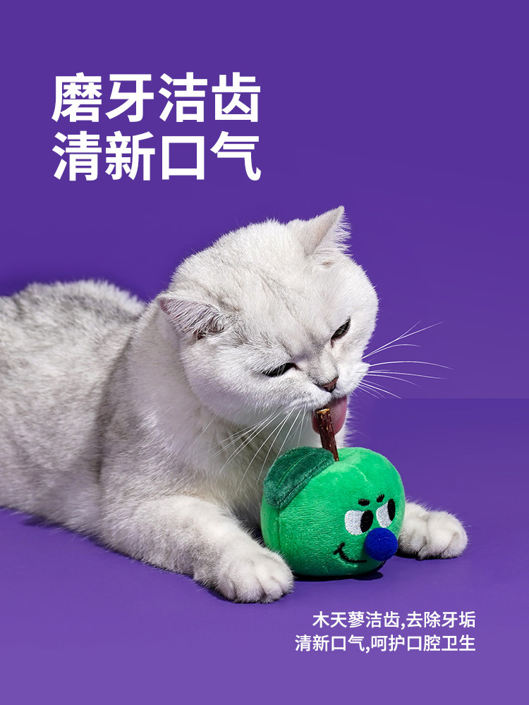 Игрушка для кошек zeze猫玩具木天蓼棒猫咪自嗨解闷含猫薄荷逗猫棒海鲜水果组合套装