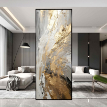 Living room art glass screen partition modern simple decoration bedroom hygiene blocking light luxury high-end entrance hall