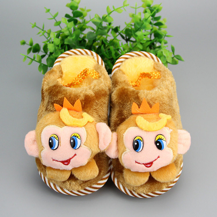 Pantoufles enfants en suède pour hiver - Ref 1020276 Image 11