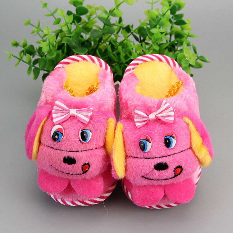 Pantoufles enfants en suède pour hiver - Ref 1020276 Image 26