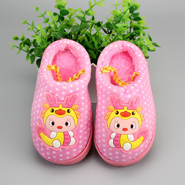 Pantoufles enfants en suède pour hiver - Ref 1020276 Image 35