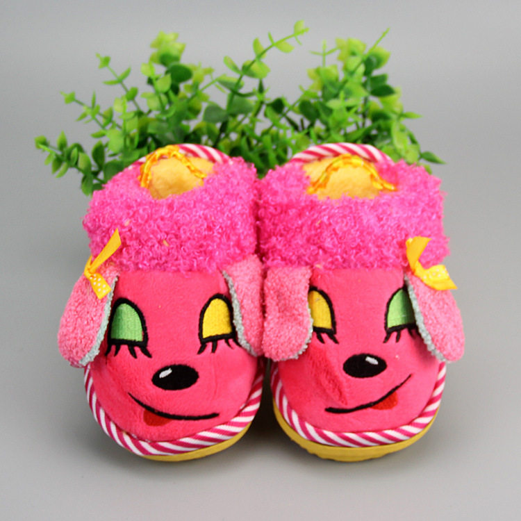 Pantoufles enfants en suède pour hiver - Ref 1020276 Image 16