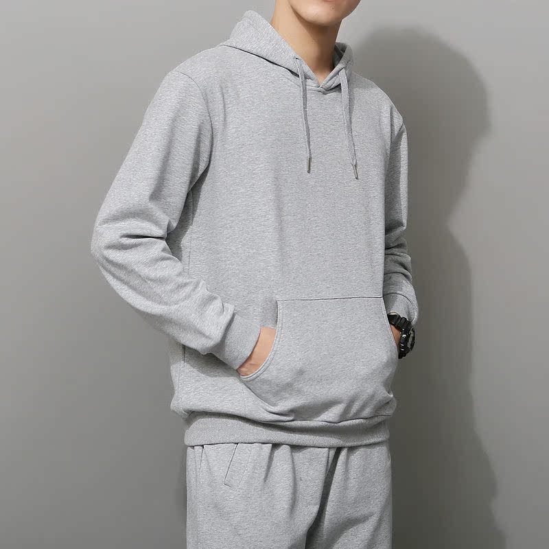 Mùa thu và mùa đông XL nam cộng với áo len nhung cộng với phân bón để tăng áo khoác thể thao dài tay cho nam - Cực lớn thời trang h&m