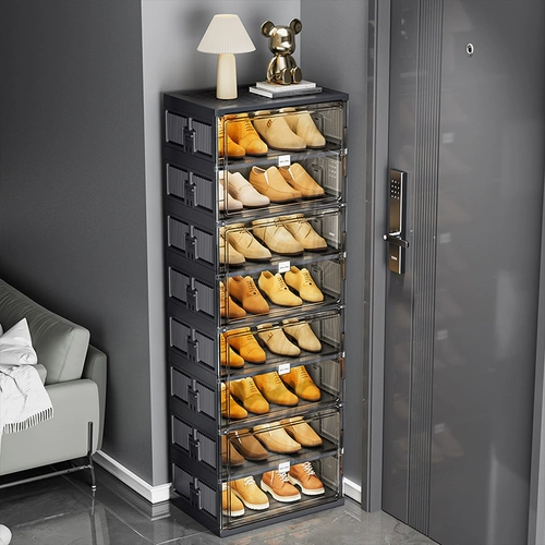 Полка для хранения обуви, коробка для обуви, складной шкаф для обуви, полка для обуви, не требующая установки, домашняя дверь, входная дверь, пылезащитный простой ящик для хранения