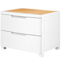 Bedside storage cabinet drawer-type plastic box bedside table bedside cabinet wardrobe multi-layer wardrobe chest of drawers storage cabinet