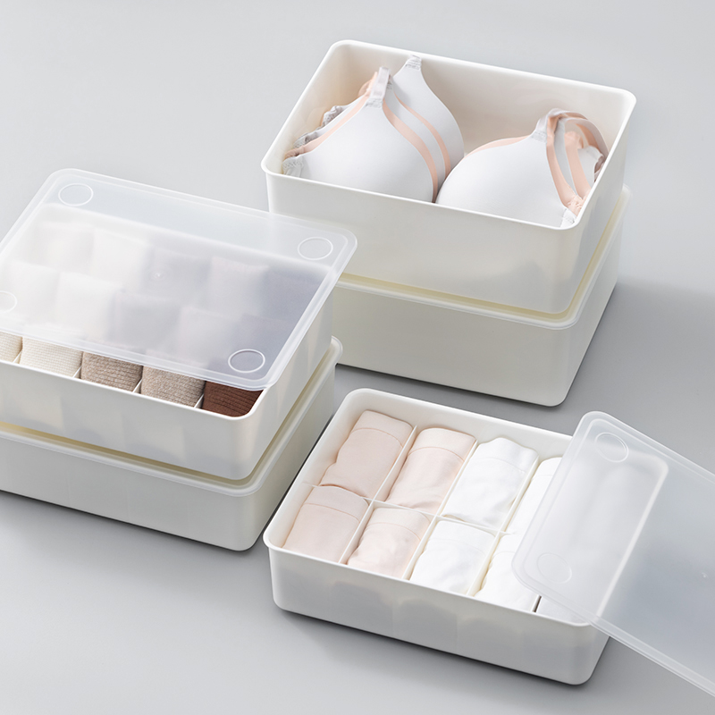 Lingerie containing box Underwear Socks Socks Silk Socks Wardrobe inside Drawer Covered compartment Household Finishing Divider
