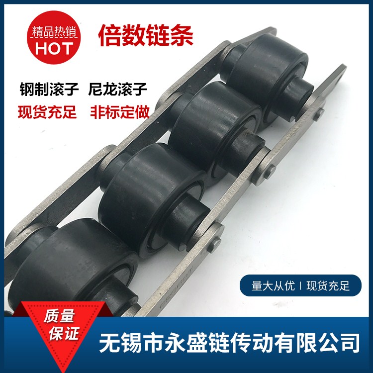 2 5 times 3 times speed chain nylon roller double speed chain steel roller double speed chain BS25 BS30 speed chain