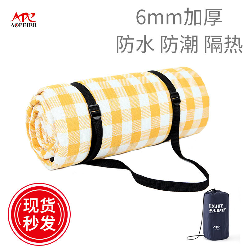 Spot moisture mat thick beach mat Outdoor camping picnic mat enlarged tent mat picnic cloth camping hiking