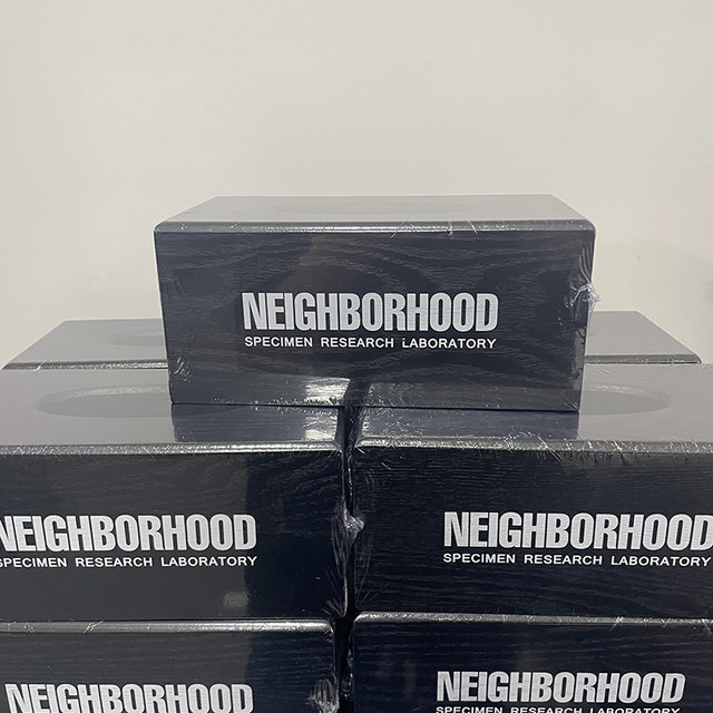 Trendy brand NEIGHBORHOOD wooden creative retro cardboard box home living room tea table tissue simple storage box