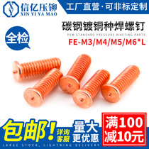  FE-M3 M4 M5 M6 M8 Welding screw Spot welding screw Seed welding screw Welding stud Spot welding Copper plating