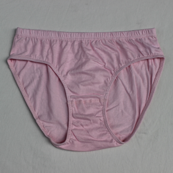 Đồ lót cotton nữ Quần lót nữ màu gợi cảm Quần lót nữ eo giữa bằng vải cotton tam giác đáy quần chất béo quần lót lưng cao