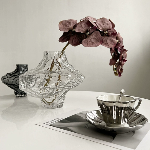 态生活 Ins Light Luxury Style Valley Crystal Glass Vase Ornament моделирование