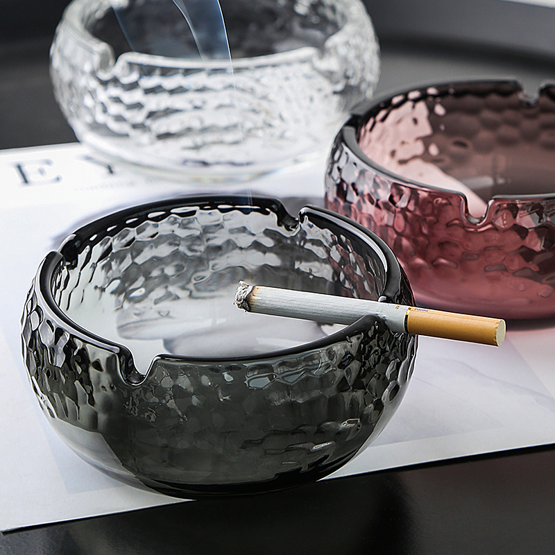 Life Nordic Cigarette Household Living Room Creative Lightweight Modern Limited Glass Ashtray