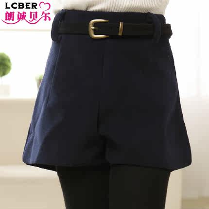 LCBER儿童<em>短裤</em>童装秋冬款2015毛呢<em>短裤女童</em>