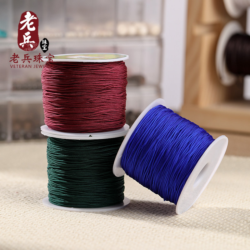 Veteran Jewels 72 Jade Wire Diy Hand Woven Rope Hand Refining Rope China Junction Women Ornament 0 8mm Pendant 15