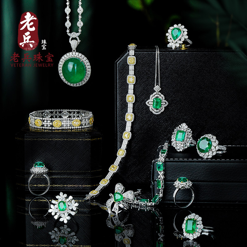 Veteran Jewelry Rainbow Jewelry Ring Tourmaline Ruby Emerald Gold Diamond Necklace Live Album 10