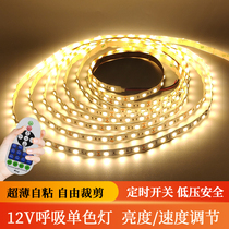 LED light strip 12v advertising light box highlight 5050 breathing gradient flash mobile phone display cabinet background decoration soft light bar