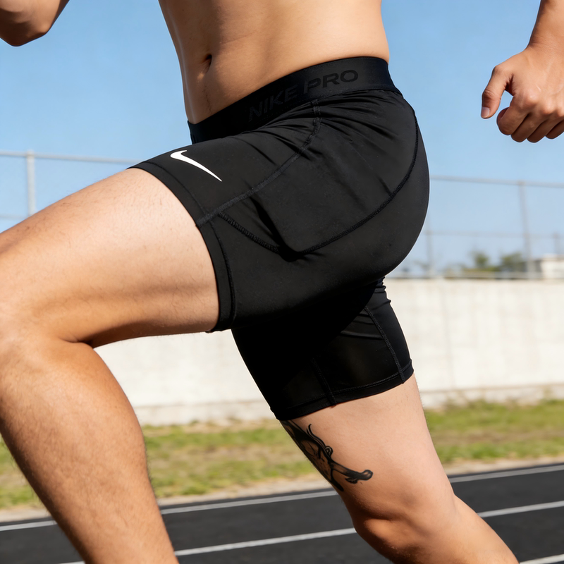 Nike Pro Men's Running Training Fitness Cycling Marathon Quick-Drying Breathable Tight Base Shorts Fb7959