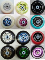 Special offer 100MM aluminum alloy core scooter PU wheel wheelchair front wheel auxiliary push-pull wheel trolley case mute