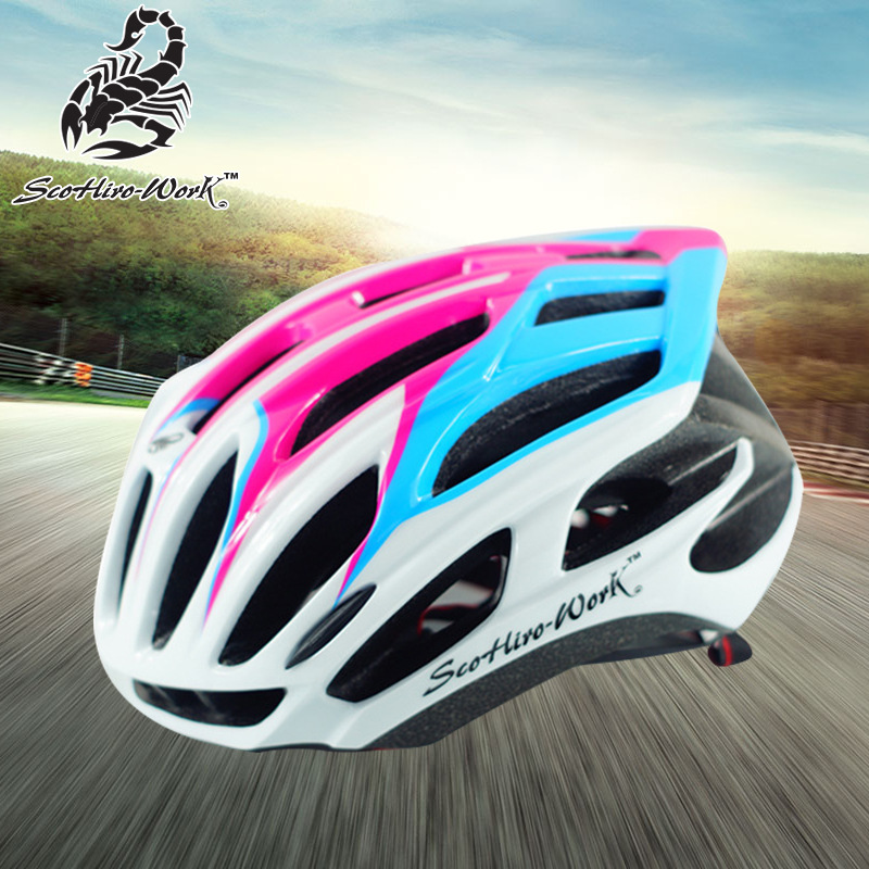Bicycle riding helmet bicycle helmet mountain road new integrated helmet men and women safety car cap equipment cap