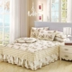 Bông một mảnh mét giường bông váy bedspread /1/1.2/1.35/1.4/1.5/1.6/1.8/1.9 m X200 - Váy Petti