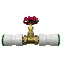 ppr quick connect stop valve PE brass thickened main valve hot melt-free switch 4 minutes 20 quick plug 6 minutes 25 quick connect