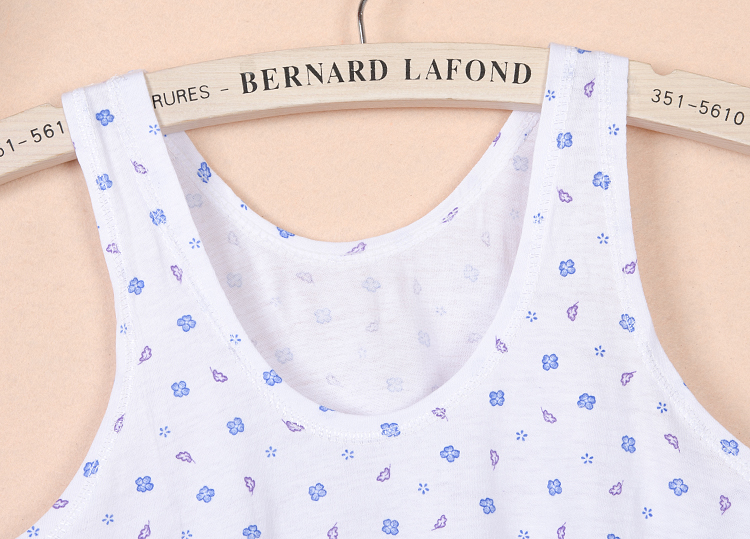 Áo nữ mùa hè Cotton đan không tay trung niên chạm đáy bà già vest mẹ chồng áo bông đầy đủ áo ngực 3 dây