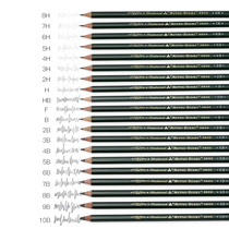 uni Mitsubishi pencil drawing pencil 9800 painting professional writing 2b hb 2h 4b set charcoal pen students Japanese sketch pencil art students dedicated 2 pencils official flagship store 6b