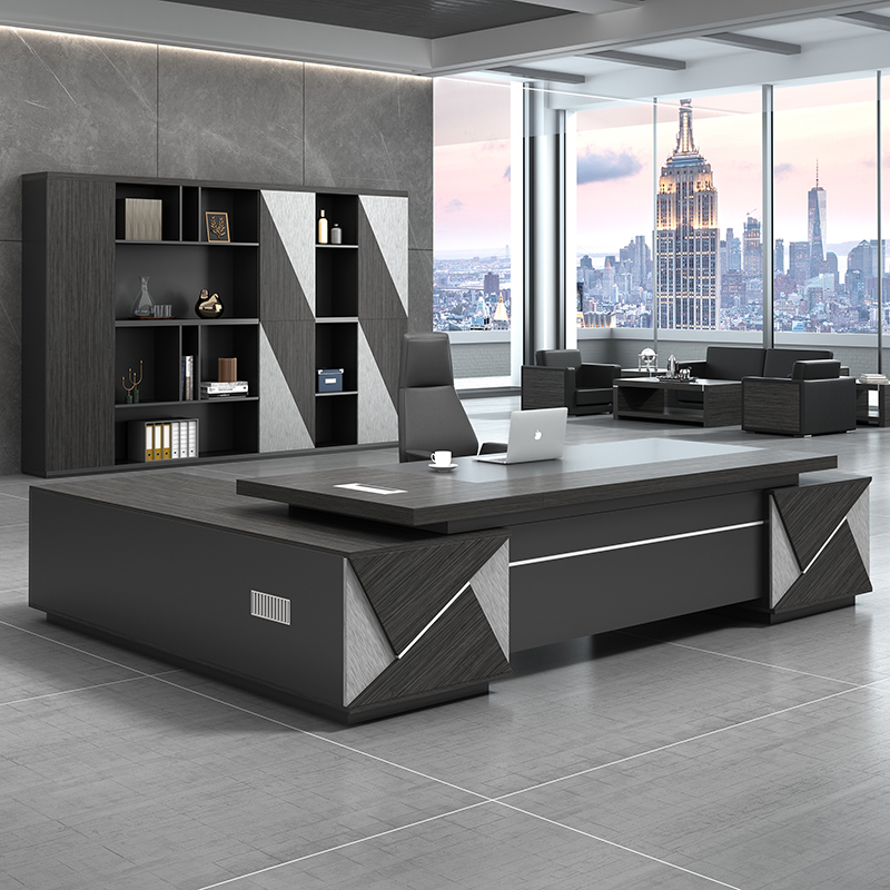 Boss desk and chair combination manager desk single desk president executive desk simple modern office furniture executive desk
