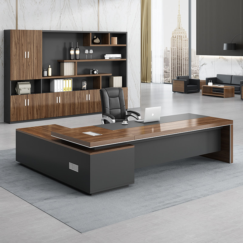 Office Furniture Brief Modern Boss Table President Desk Atmospheric General Manager Desk Big Bandae Desk Officer Desk