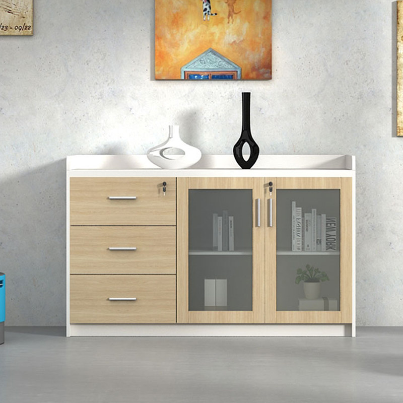 Office furniture floor cabinet low cabinet tea cabinet storage cabinet long cabinet printer file cabinet simple modern floor bookcase
