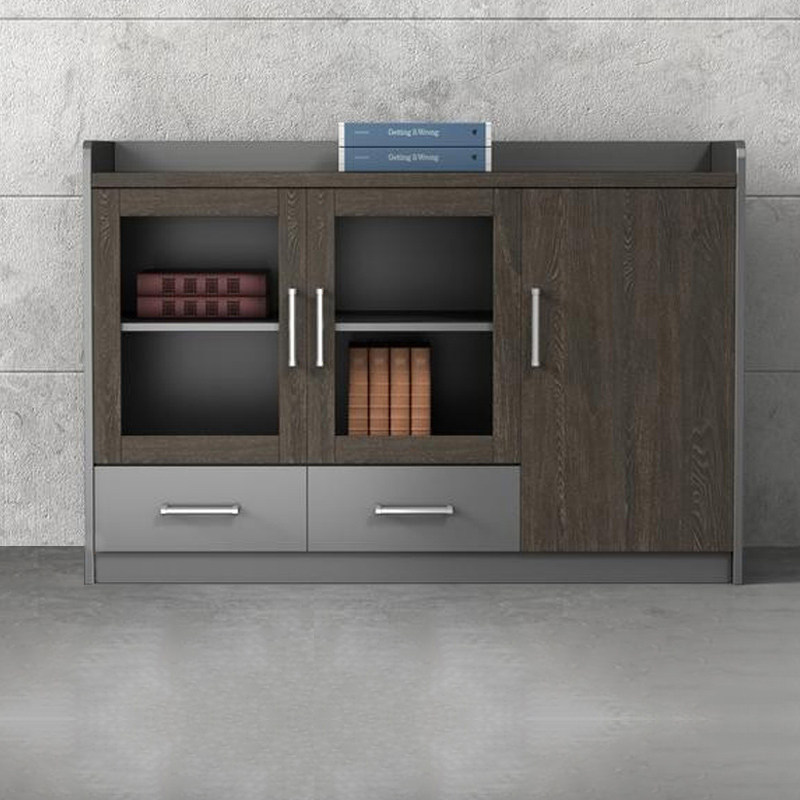 Office cabinet storage with lock small file cabinet low cabinet wooden data cabinet printer cabinet file partition side cabinet