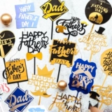 Запеченное украшение торта День отца Желает благословения день рождения акриловый аккаунт