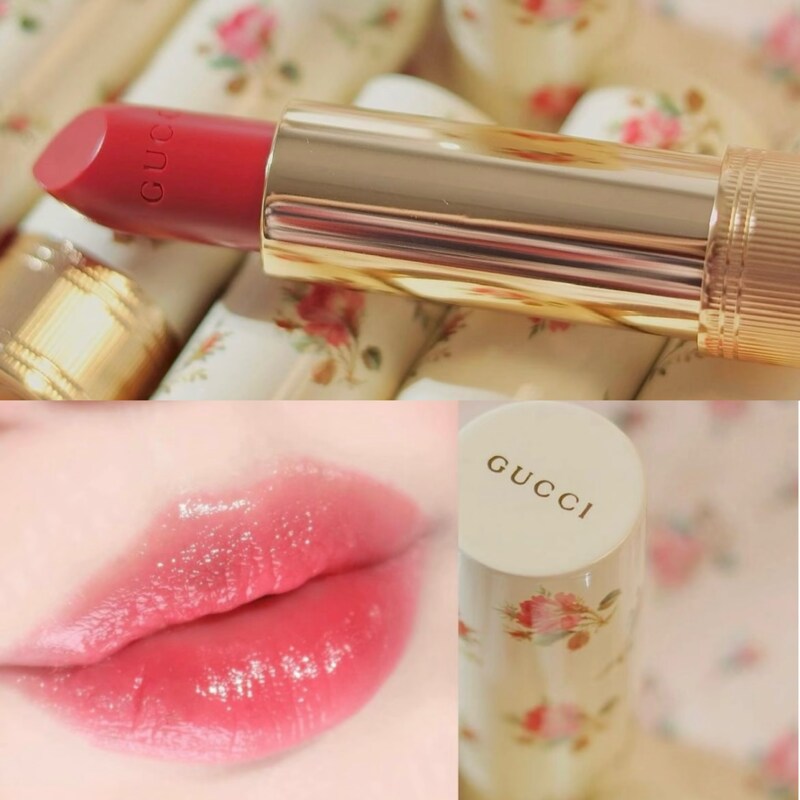 Cabinet Priced at 395 Yuan! so Sweet It Makes You Cry! Fairy-Exclusive Sweet Pomelo Iced Tea! Gucci Gucci Silky Floral Lipstick