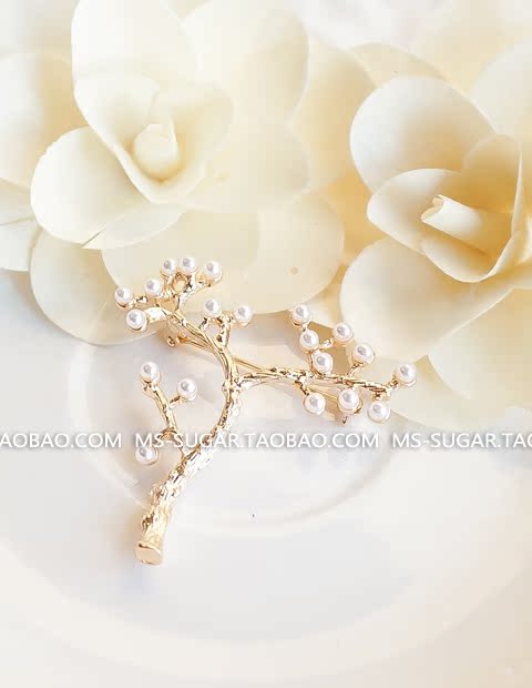 Broche en Alliage argent plaqué or - Ref 1177589 Image 5