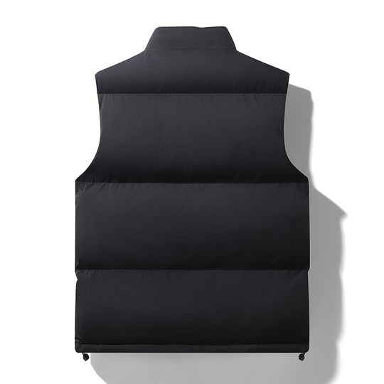 Paul Winter-Chaleco de algodón sin mangas para hombre, chaleco con cuello levantado, ropa deportiva de algodón, chaleco informal juvenil con cremallera