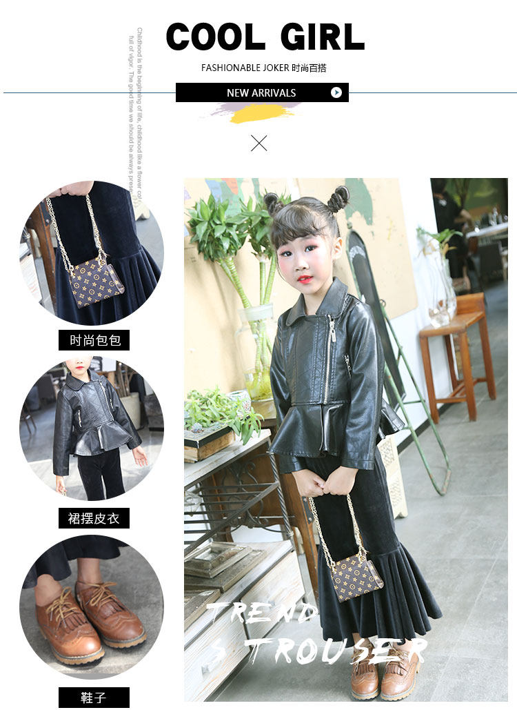 Осенний модный трендовый приталенный комбинезон, детские штаны, бархатные штаны-клёш, 2019, детская одежда, в корейском стиле 墨墨哒 