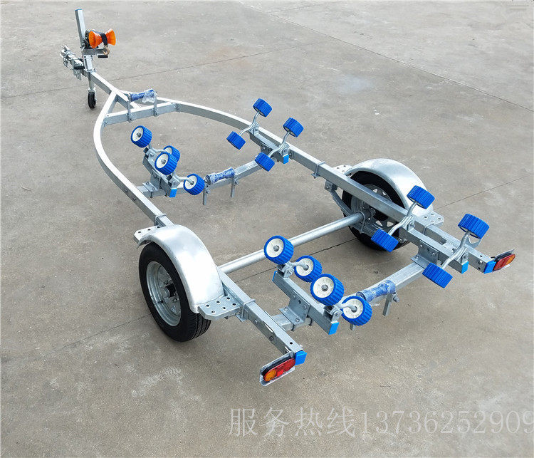 Marine trailer speedboat motorboat submachine boat Boat Trailer GRP Boat plastic boat Plastic Boat Bracketed Trailer-Taobao