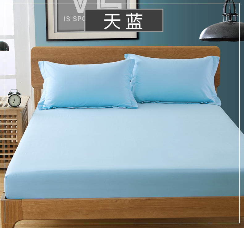 Được trang bị giường bông trải giường đặt một mảnh duy nhất của nệm cao su che bảo vệ che bụi che lắp bộ tờ custom-made khăn trải giường - Trang bị Covers ga giường chun
