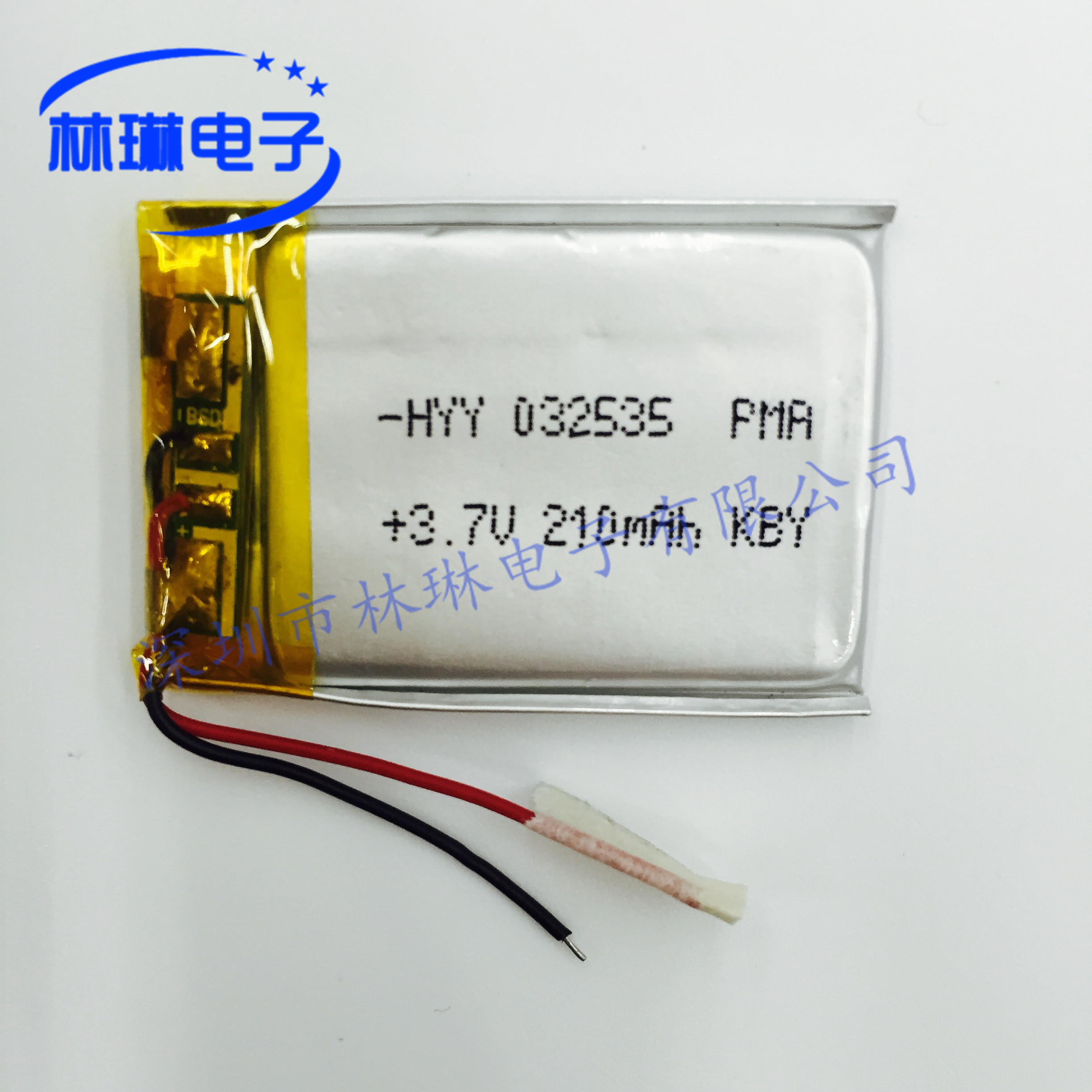 032535 302535 3 7V 210mah with protective board M3 M4 speaker polymer lithium battery