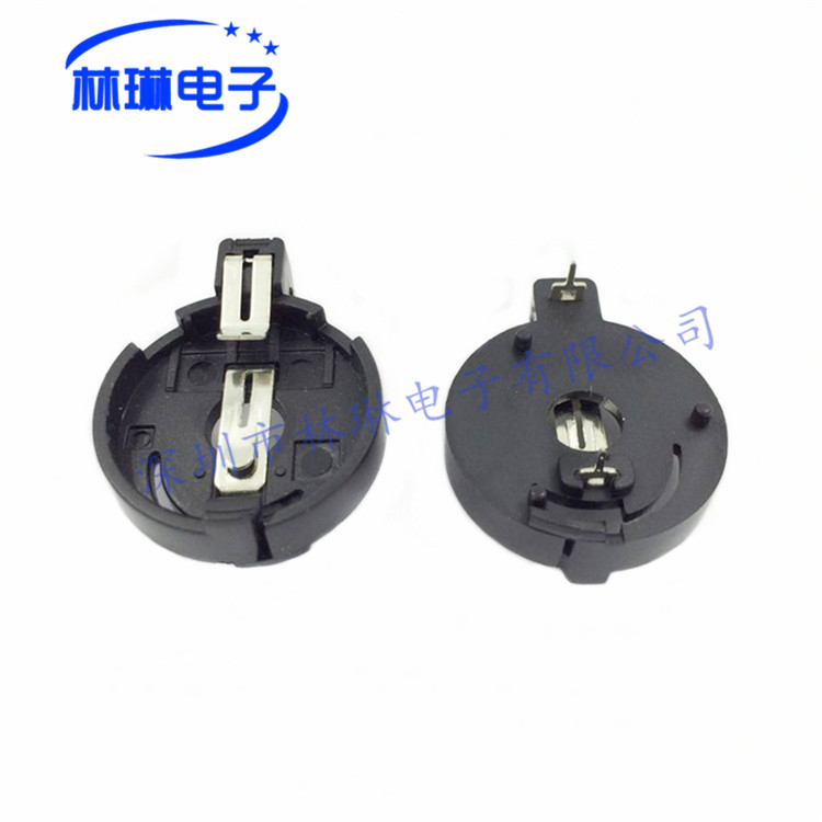 CR2032 Battery seat BS-4-1 Button Battery Seat Direct Plug DIP Two-foot Battery Seat Environmentally friendly Battery Seat