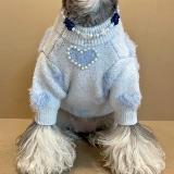 FZL Winter Coldening Dog Method Doube Xuenari, чем медведь Тедди Шиба Ину Уэст -Высокий Кошачий Свитер кошки