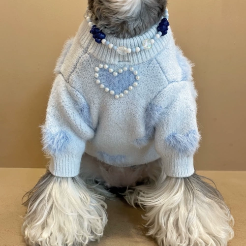 FZL Winter Coldening Dog Method Doube Xuenari, чем медведь Тедди Шиба Ину Уэст -Высокий Кошачий Свитер кошки