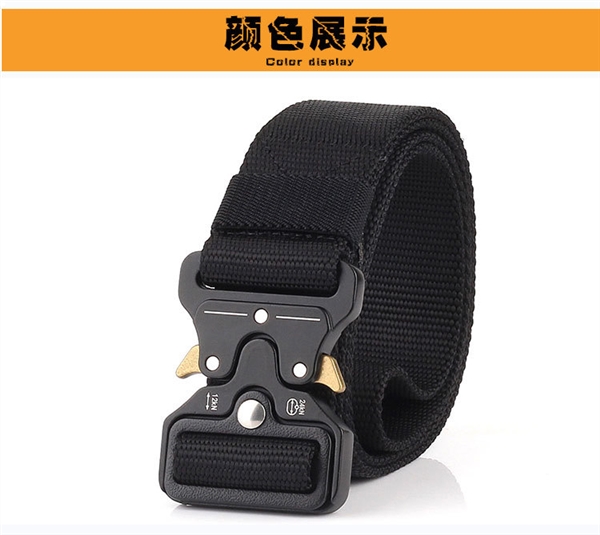 Đai chiến thuật 3,8cm nam quân đội quạt chiến thuật vành đai đa chức năng nylon ngoài trời - Thắt lưng dây lưng công an