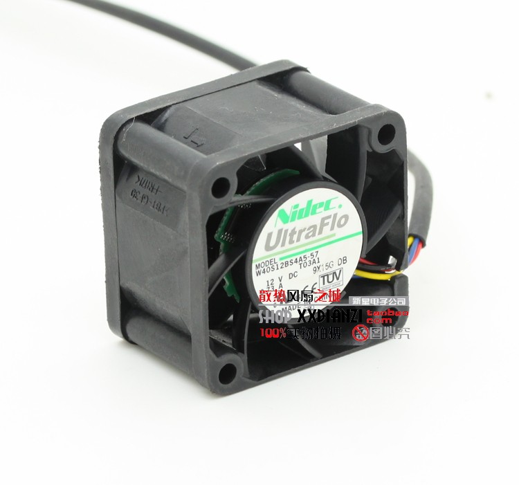 Nidec W40S12BS4A5-57 4028 4cm 12V 0 73A Large Air Volume Server Fan