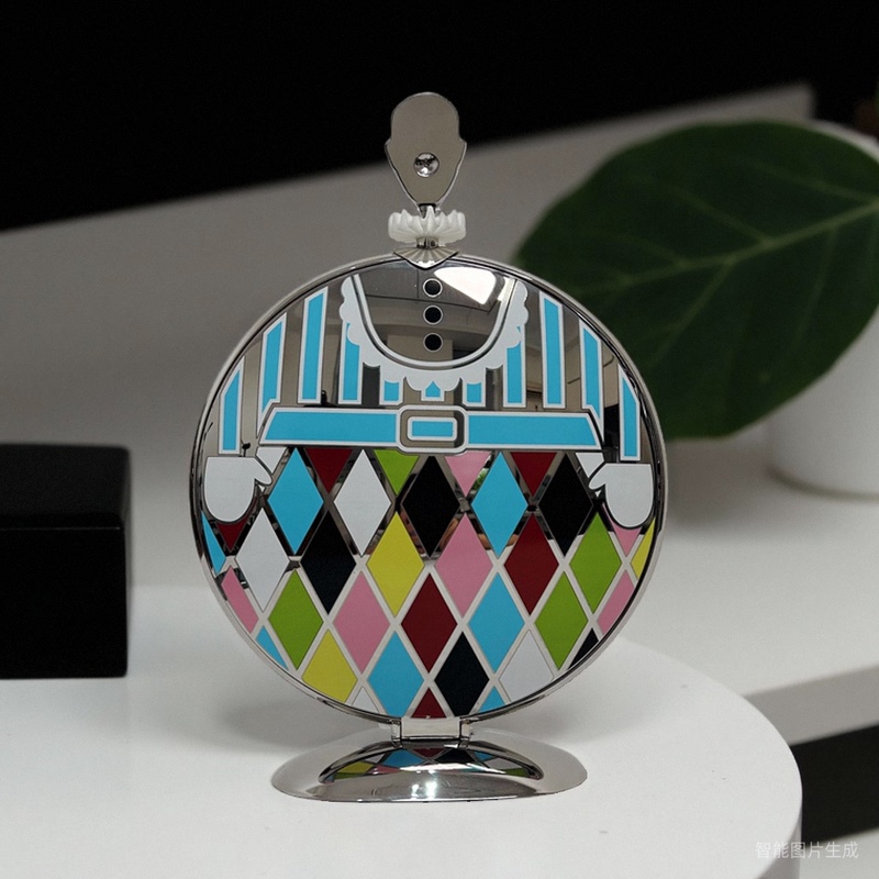 Italian Round Dessert Stand, Foldable Cake Display Stand, Creative Pastry Stand, Decorative Piece, Home Decoration, Housewarming Gift