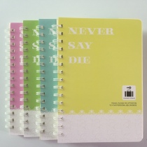 Zhuoran A5 coil notebook office quality 100 pages notepad student diary cardboard cover gift book