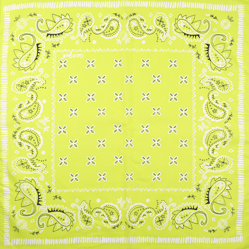 Spring and summer European and American headscarf all-match unisex cotton neck scarf 50x50 cashew nut small square headscarf net red headband