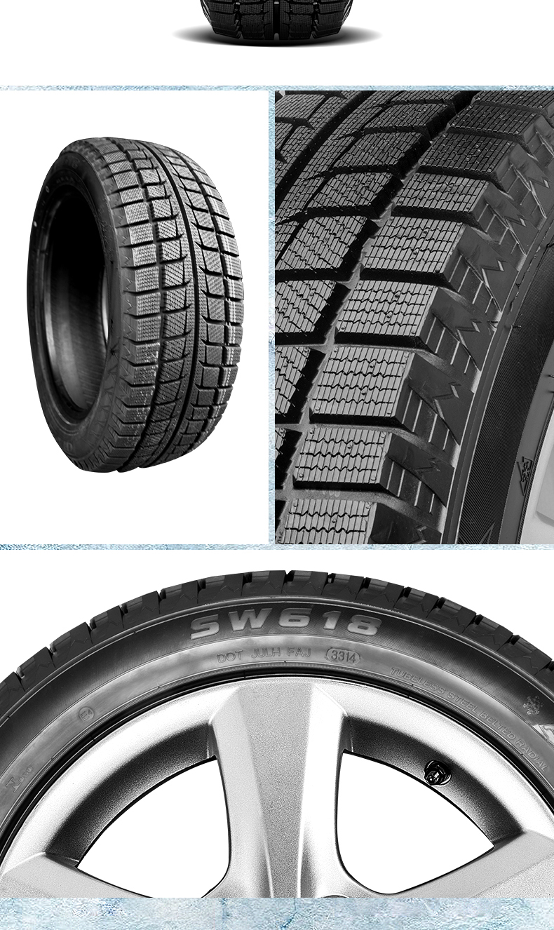 Chaoyang lốp xe khách xe tuyết mùa đông lốp xe SW618 155 65R13 bám đường mạnh mẽ và ổn định lốp xe ô tô ford ranger
