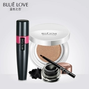 Blue Love Người mới bắt đầu Trang điểm ba mảnh Trang điểm lâu dài Bộ hoàn chỉnh Bộ trang điểm nhẹ Trang điểm tự nhiên Khỏa thân chính hãng - Bộ trang điểm